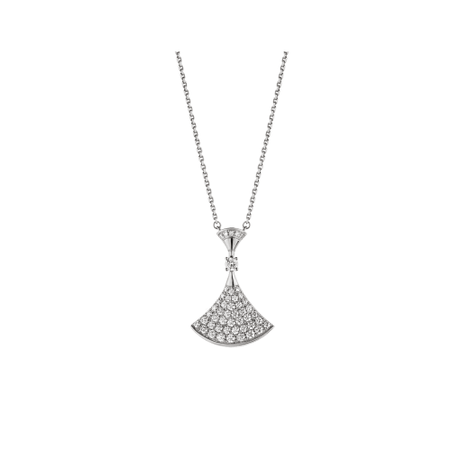 ˇSirae GemˇDREAM NECKLACE SILVER FULL DIAMOND