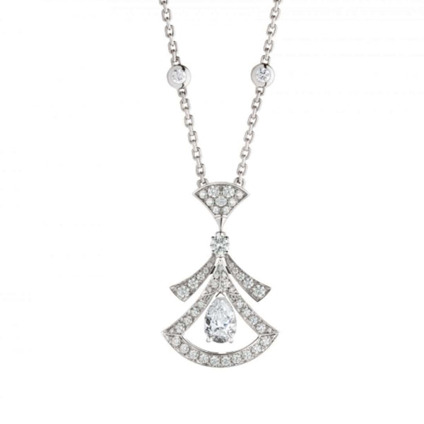 ˇSirae GemˇDREAM NECKLACE WHITE DIAMOND SILVER