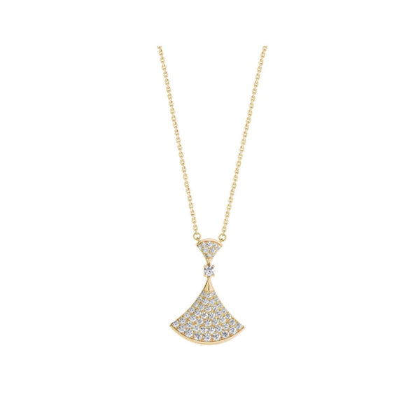 ˇSirae GemˇDREAM NECKLACE GOLD FULL DIAMOND