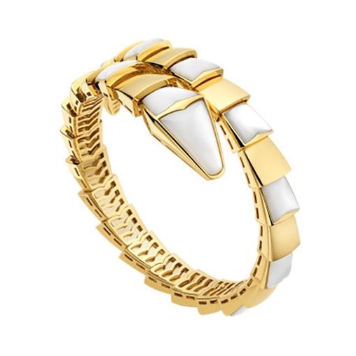 ˇSirae GemˇSERPENTI BRACELET MOP GOLD