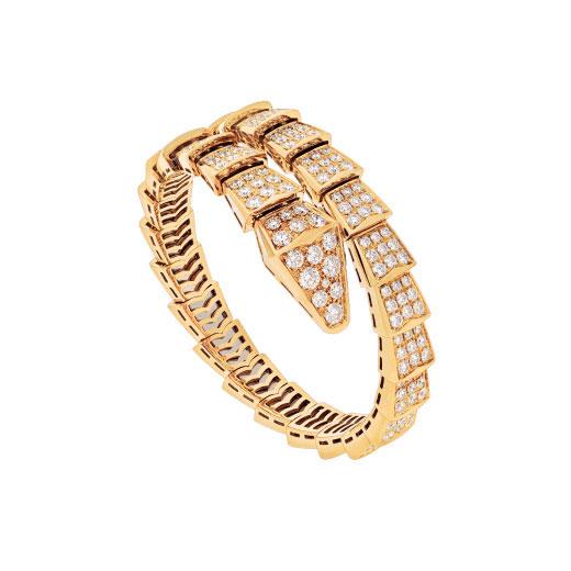 ˇSirae GemˇSERPENTI BRACELET 8MM GOLD DIAMOND
