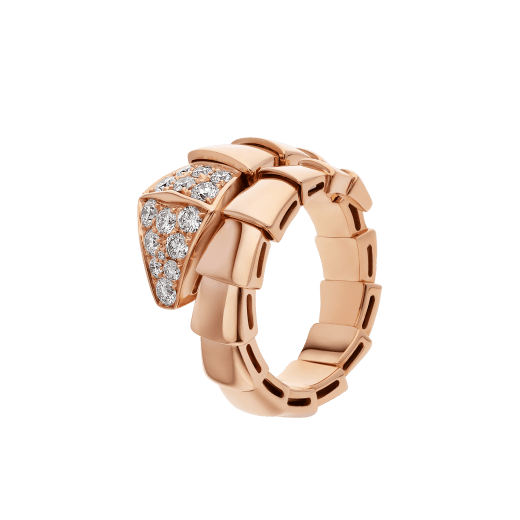 ˇSirae GemˇSERPENTI RING PINK GOLD DIAMOND