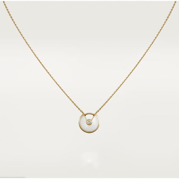 ˇSirae GemˇAMULETTE ROSE GOLD MOP NECKLACE