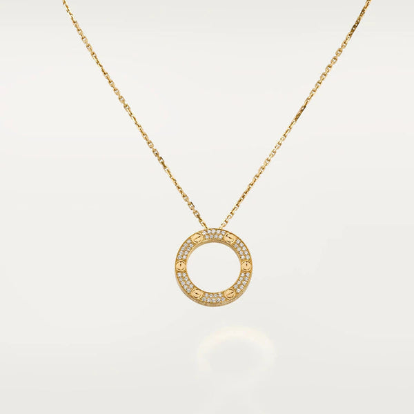 ˇSirae GemˇLOVE NECKLACE ADJUSTABLE ROSE GOLD