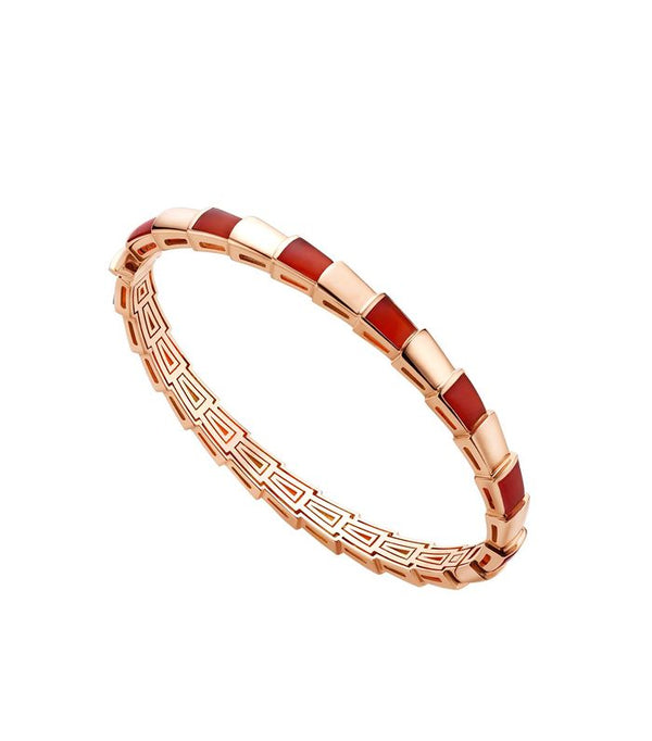 ˇSirae GemˇSERPENTI BRACELET PINK GOLD RUBELLITE