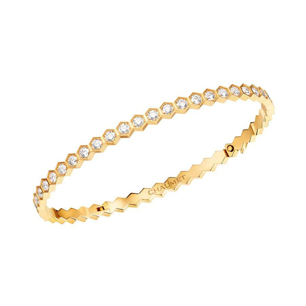 ˇSirae GemˇBEE LOVE GOLD BRACELET FULL DIAMOND