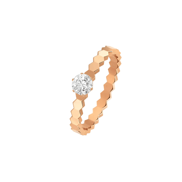 ˇSirae GemˇBEE LOVE RING PINK GOLD 1 DIAMOND