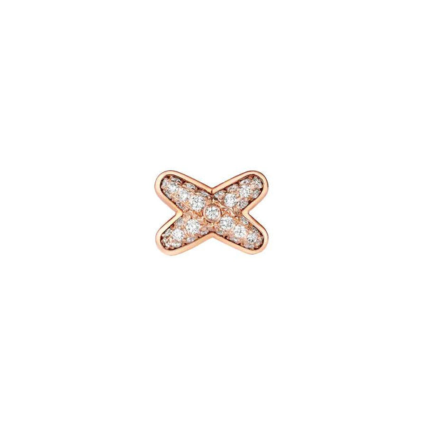 ˇSirae GemˇJEUX DE PINK GOLD DIAMOND EARRINGS