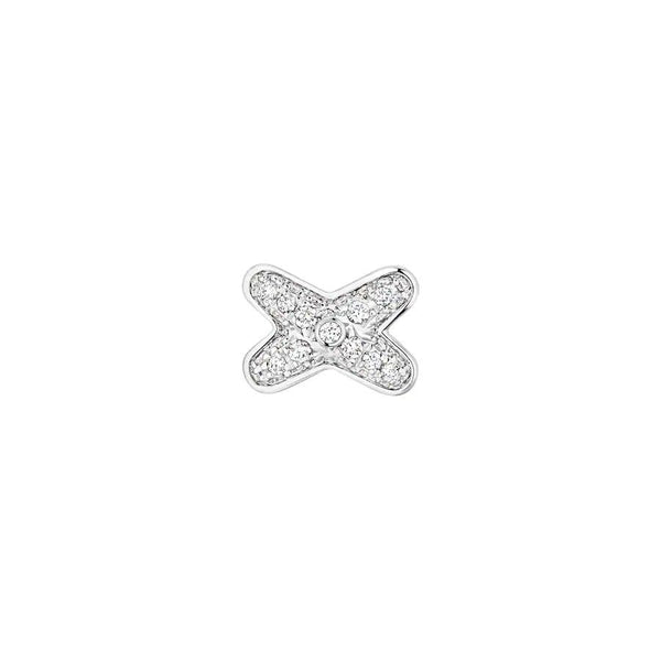 ˇSirae GemˇJEUX DE SILVER DIAMOND EARRINGS