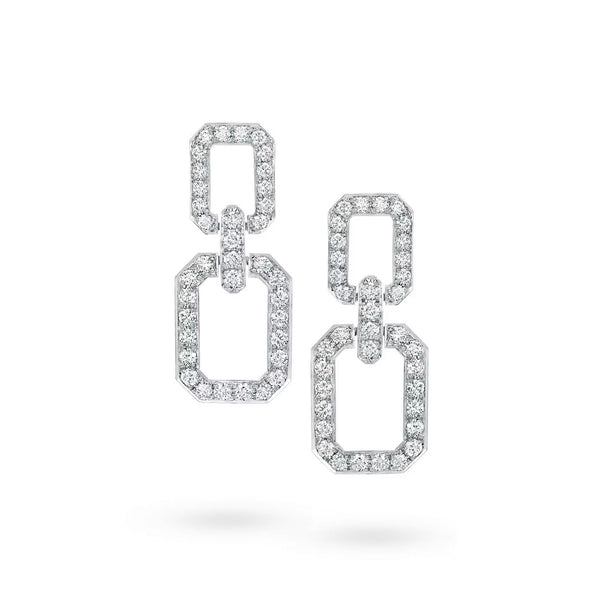 ˇSirae GemˇLINKS MEDIUM EARRINGS DIAMOND