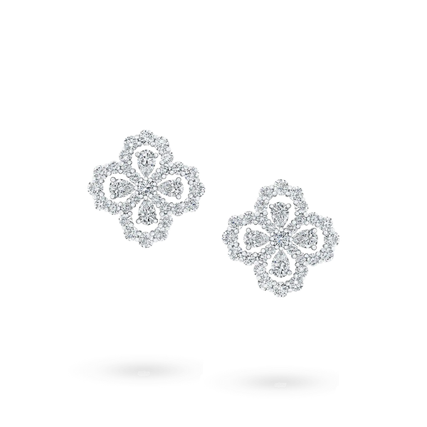 ˇSirae GemˇLOOP EARRINGS FULL MOTIF DIAMOND 16MM