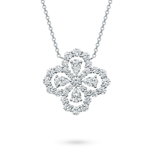 ˇSirae GemˇLOOP NECKLACE FULL MOTIF DIAMOND 16MM MULTIPLE COLORS