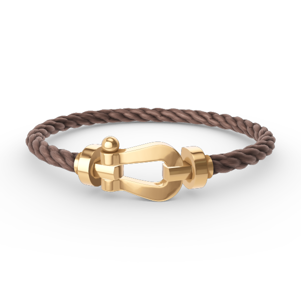 ˇSirae GemˇFORCE LARGE HORSESHOE NO DIAMOND BRACELET GOLD