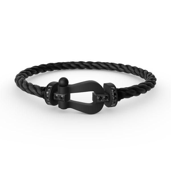 ˇSirae GemˇFORCE LARGE SERIES HORSESHOE BLACK SAMURAI BRACELET