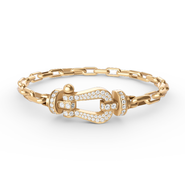 ˇSirae GemˇFORCE LARGE HORSESHOE CLASP  METAL BRACELET