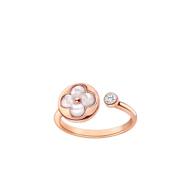 ˇSirae GemˇSUN 1 DIAMOND PINK MOP RING