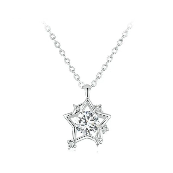 ˇSirae GemˇShiny Star Pendant Necklace