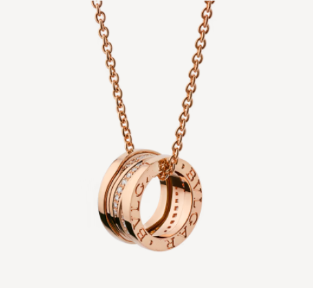 ˇSirae GemˇZERO 1 PINK GOLD DIAMOND NECKLACE