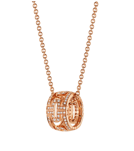 ˇSirae GemˇPARENTESI NECKLACE PINK GOLD DIAMOND