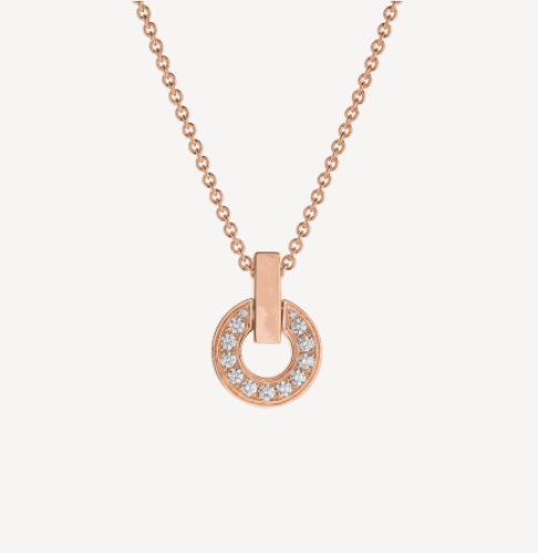 ˇSirae GemˇGARI NECKLACE PINK GOLD DIAMOND