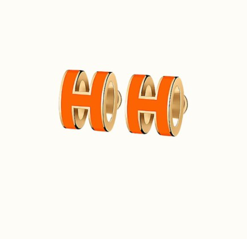 ˇSirae GemˇMINI POP H EARRINGS ORANGE