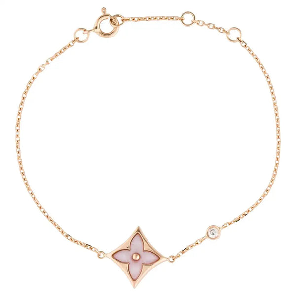 ˇSirae GemˇSTAR 1 DIAMOND PINK GOLD BRACELET