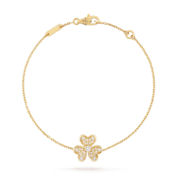 ˇSirae GemˇFRIVOLE GOLD FLOWER DIAMOND BRACELET