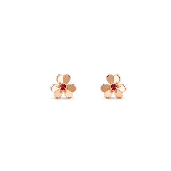 ˇSirae GemˇFRIVOLE  FLOWER PINK EARRINGS