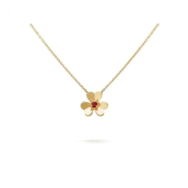 ˇSirae GemˇFRIVOLE GOLD FLOWER NECKLACE