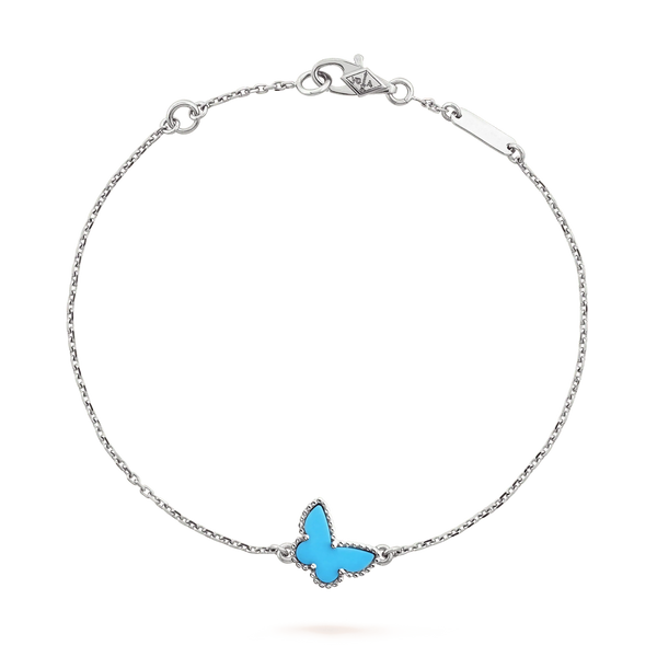 ˇSirae GemˇBUTTERFLY TURQUOISE BUTTERFLY BRACELET SILVER