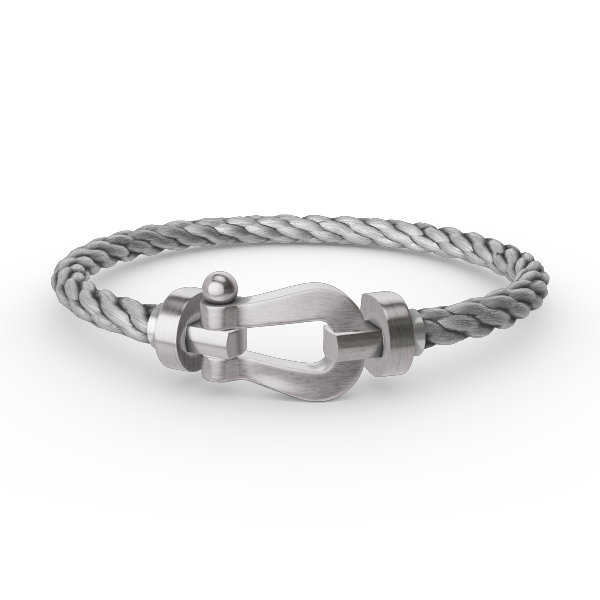 ˇSirae GemˇFORCE LARGE HORSESHOE NO DIAMOND BRACELET SILVER