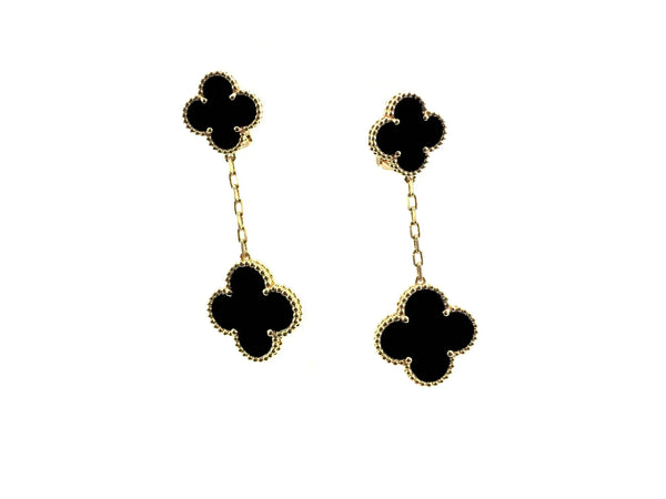ˇSirae GemˇCLOVER 2 MOTIFS  EARRINGS (MULTIPLE CHOICESC